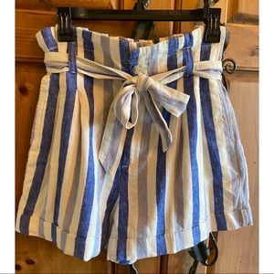 Madewell striped shorts